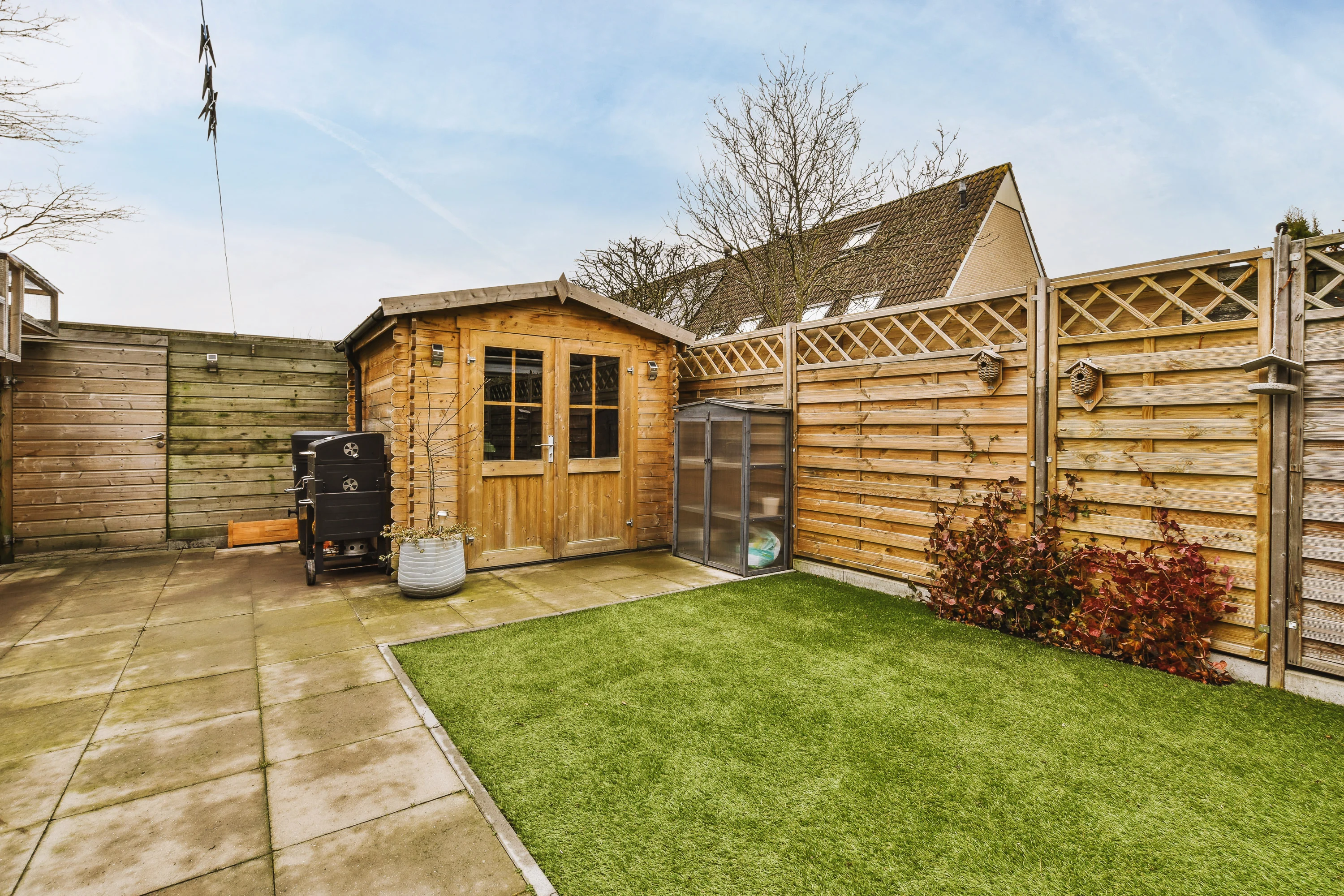 Backyard ADU construction and outdoor living spaces in Dallas